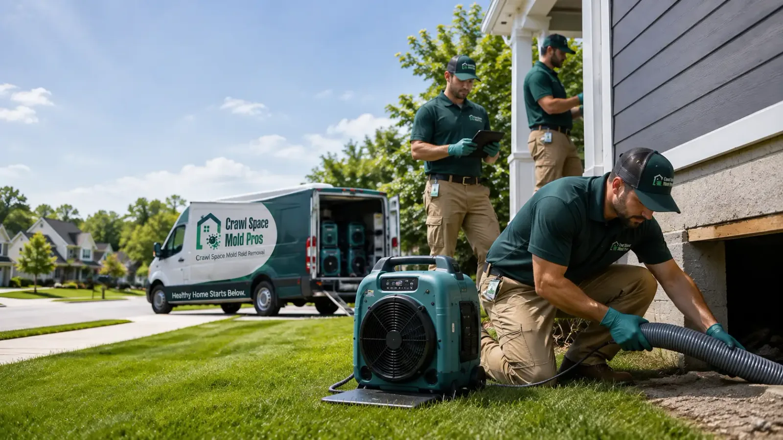 Crawl Space Mold Removal in Macksburg, IA